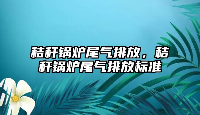 秸稈鍋爐尾氣排放，秸稈鍋爐尾氣排放標準